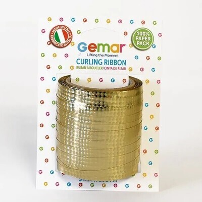 Gold Holographic Curling Ribbon