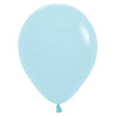 Betallatex Latex Balloons Pastel Matte Blue 11in - 100 pieces