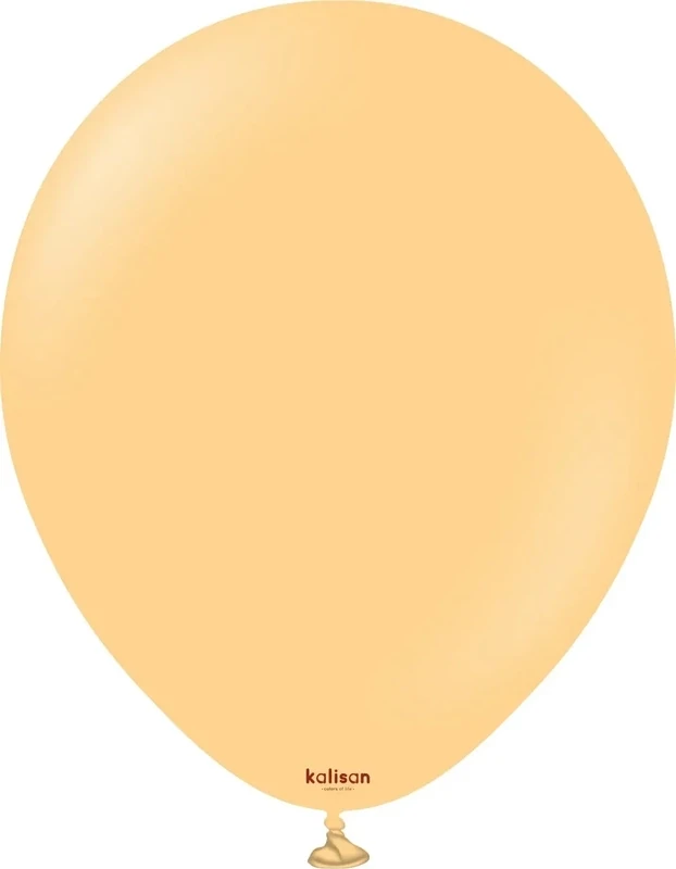 Kalisan Latex Balloons Standard Peach 5in - 100 pieces