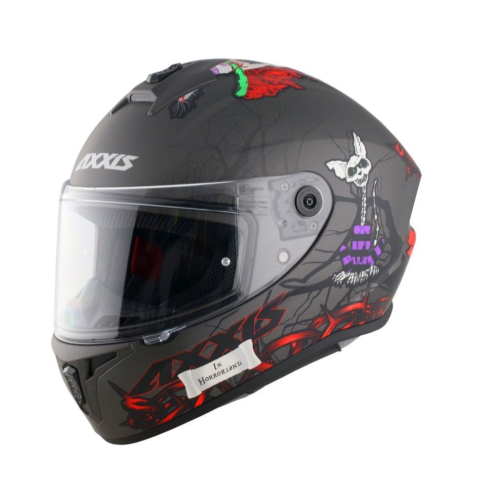 Axxis Draken S Horrorland A2 Matt Titanium