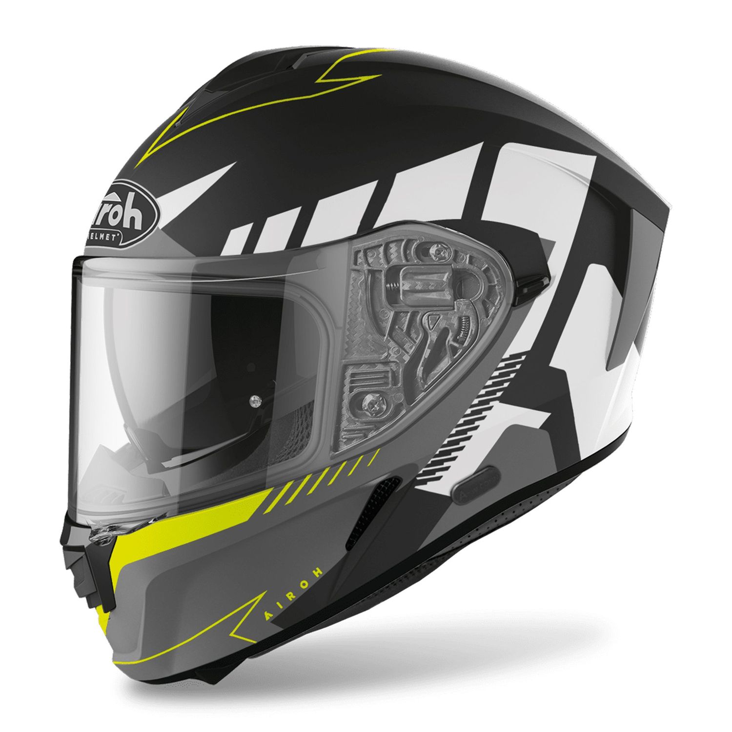 Airoh Spark 'Rise' Motorcycle Road Helmet - Black Matt