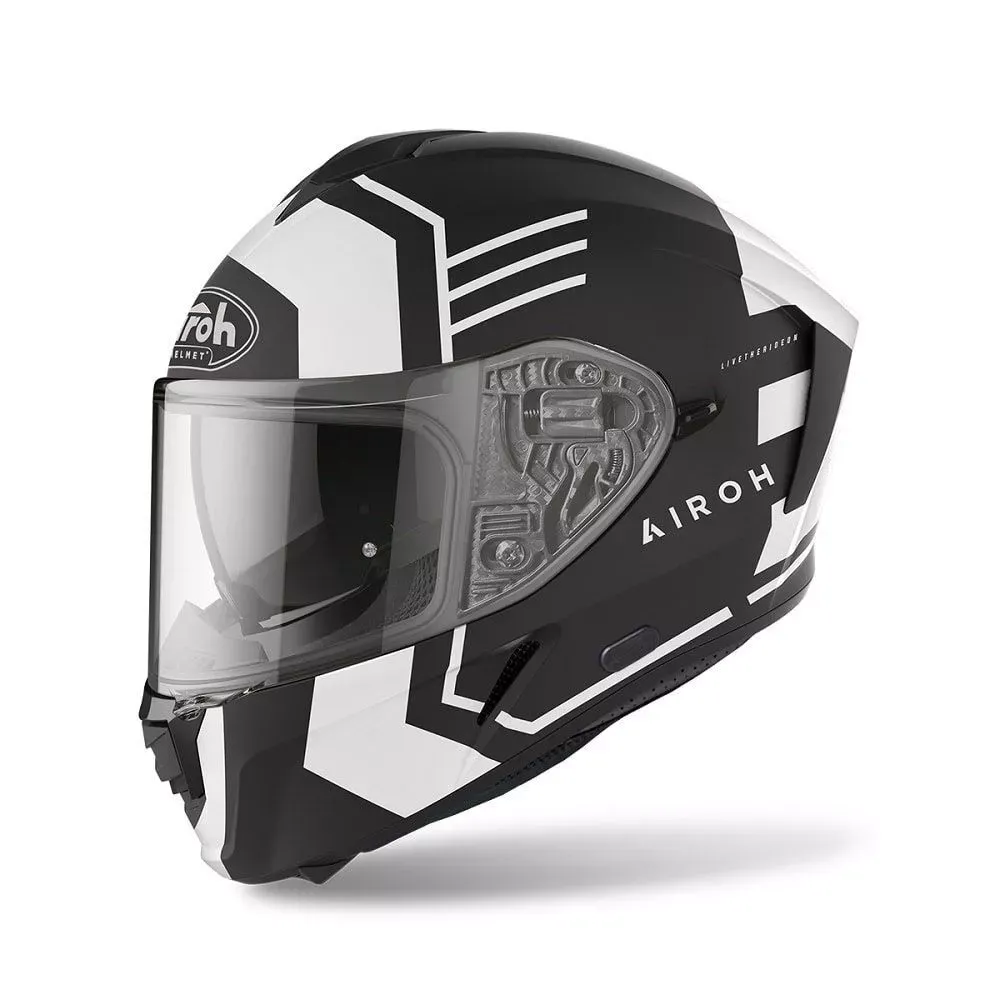 Airoh Spark 'Thrill' Motorcycle Road Helmet - Black Matt - CLEARANCE