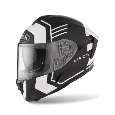Airoh Spark 'Thrill' Motorcycle Road Helmet - Black Matt - CLEARANCE
