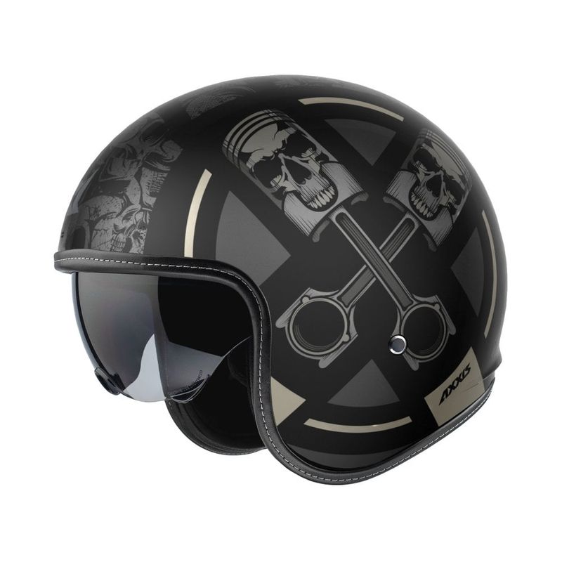 Axxis Hornet S SV Skull Matt Black