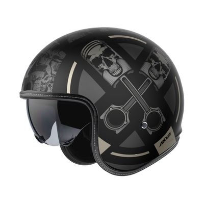 Axxis Hornet S SV Skull Matt Black