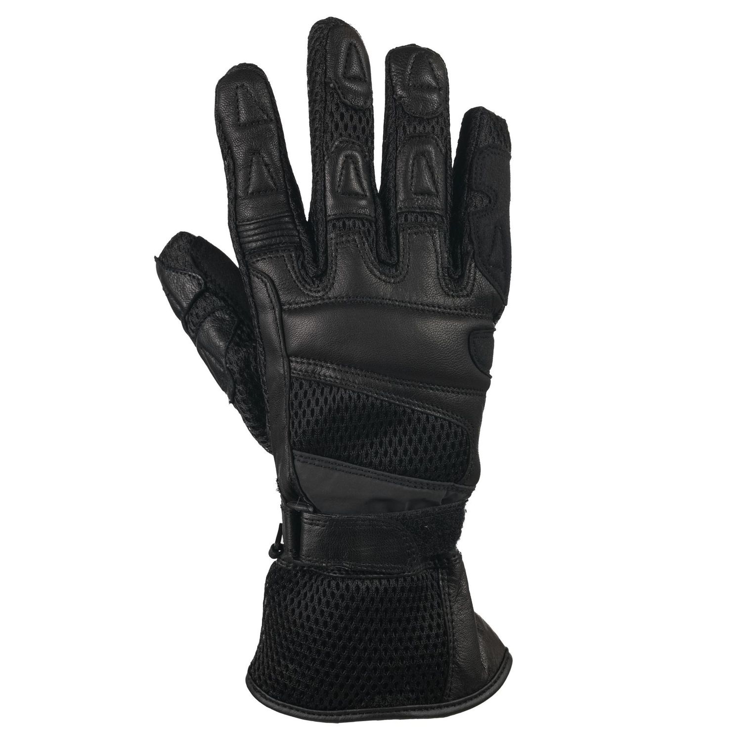 BIKE IT TRIPLE BLACK AIR SUMMER GLOVE.