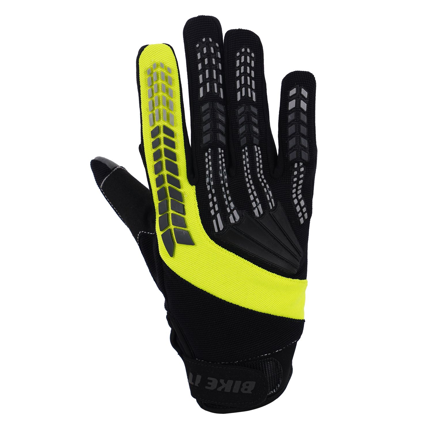 BIKE IT VAPOR-S GLOVE. BLACK/YELLOW
