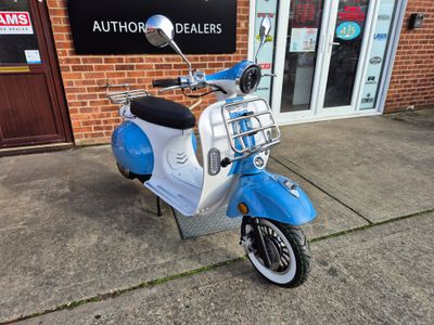 AJS Modena 125 - Blue/White