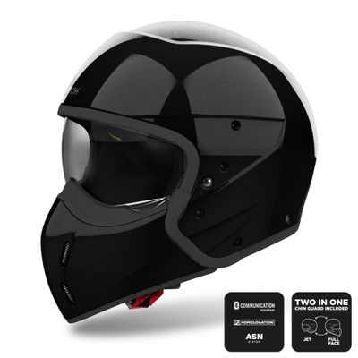 Airoh J110 Helmet - Glitter Black Gloss 20% Off!! Airoh J110 Helmet - Glitter Black Gloss 20% Off!!