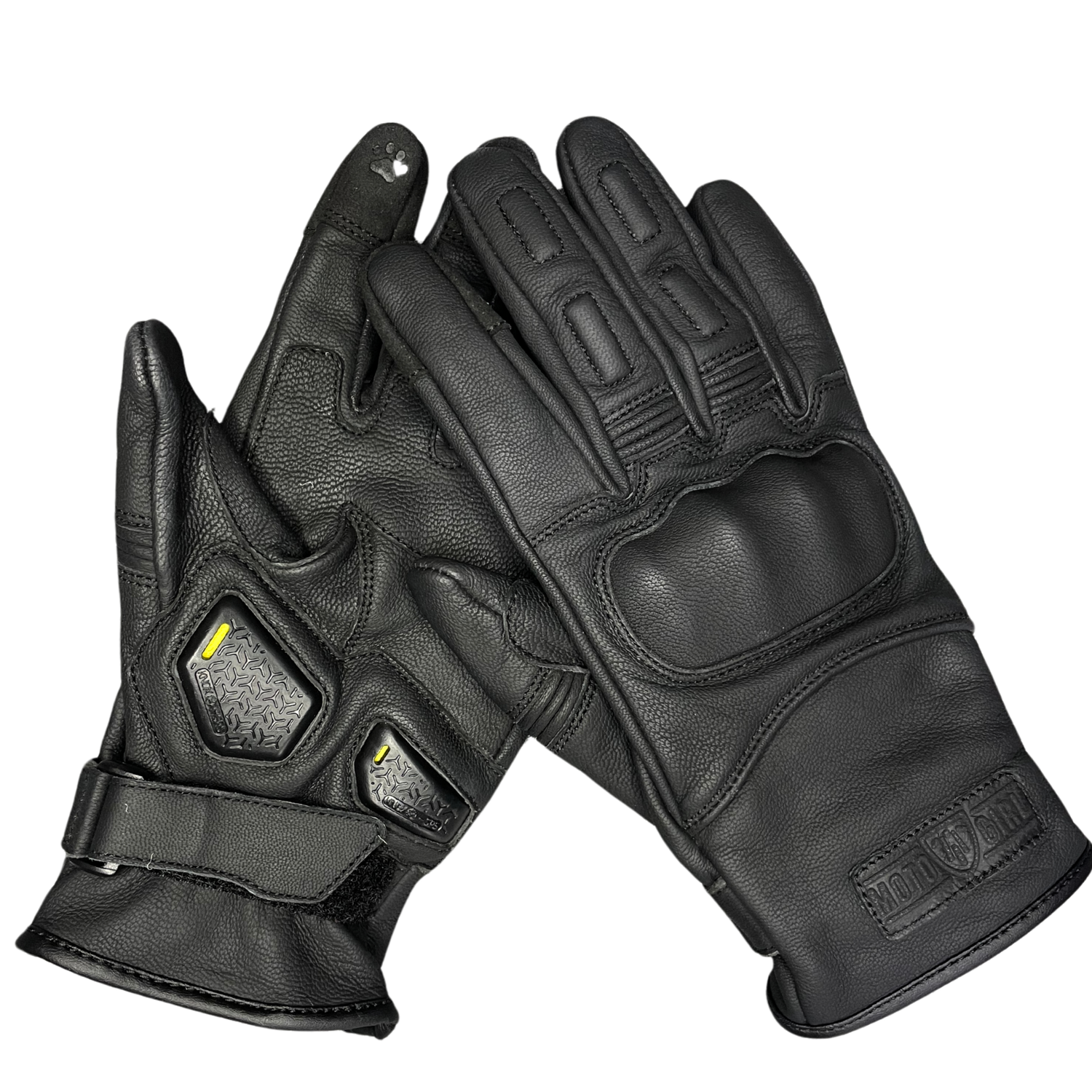 MOTOGIRL BESSIE GLOVES - BLACK