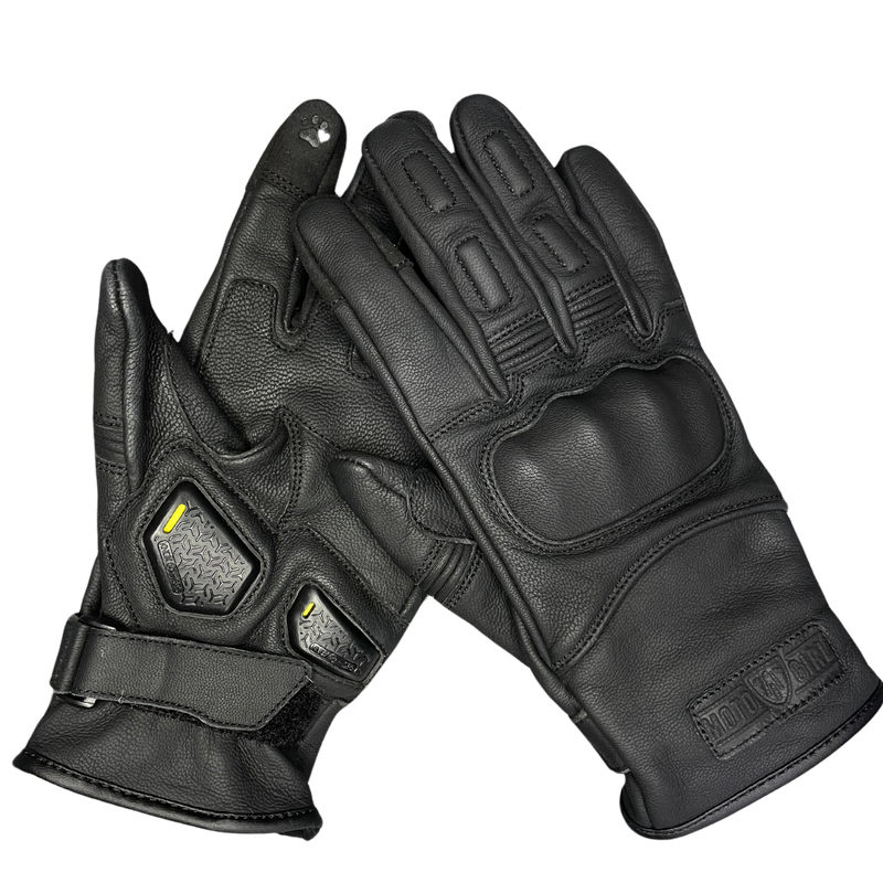 MOTOGIRL BESSIE GLOVES - BLACK MOTOGIRL BESSIE GLOVES - BLACK