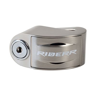 RIDERR RT6 ALARM DISC LOCK SILVER