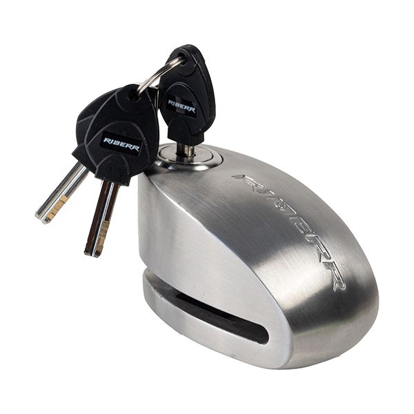 RIDERR RD15S ALARM DISC LOCK SILVER RIDERR RD15S ALARM DISC LOCK SILVER
