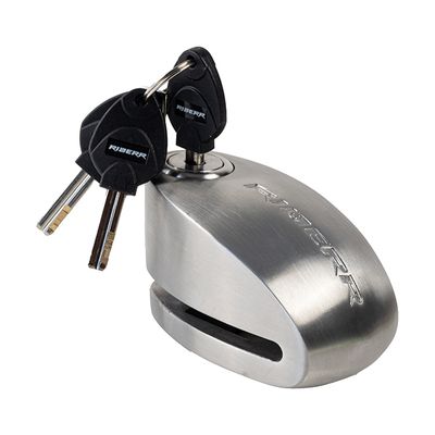 RIDERR RD15S ALARM DISC LOCK SILVER RIDERR RD15S ALARM DISC LOCK SILVER