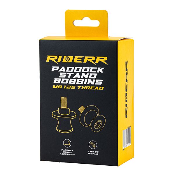 RIDERR PADDOCK STAND BOBBINS M8 RIDERR PADDOCK STAND BOBBINS M8