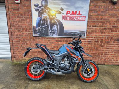 Zontes ZT125-U1 LCD - Satin Blue/Orange