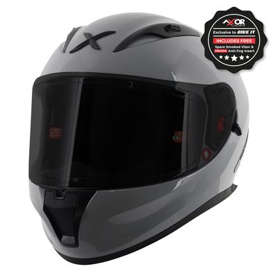 Axor Street Full Face Helmet - Nardo Grey Gloss
