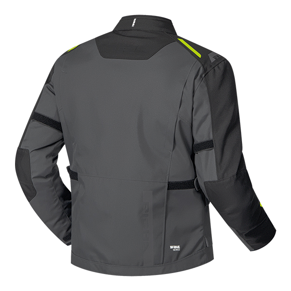 RICHA TAURUS JACKET BLACK/FLUO YELLOW