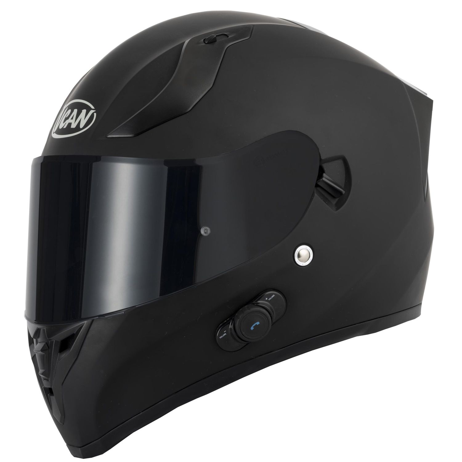 VCAN H128 BLINC S7 BLUETOOTH HELMET - MATT BLACK