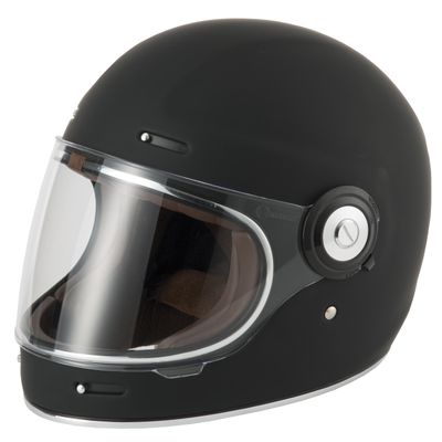 VCAN H135 RETRO HELMET - MATT BLACK VCAN H135 RETRO HELMET - MATT BLACK