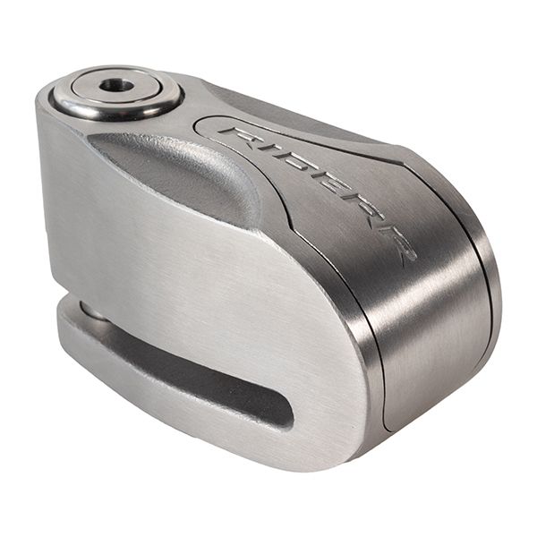 RIDERR RAMPAGE SILVER ALARM DISC LOCK RIDERR RAMPAGE SILVER ALARM DISC LOCK