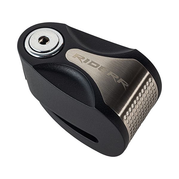 RIDERR RIOT SILVER ALARM DISC LOCK RIDERR RIOT SILVER ALARM DISC LOCK