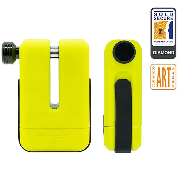 HIPLOK MD1000 DISC LOCK NEON YELLOW HIPLOK MD1000 DISC LOCK NEON YELLOW
