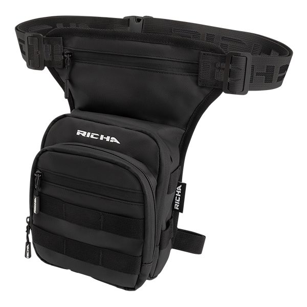 RICHA CRGO CROFT HIP BAG BLACK RICHA CRGO CROFT HIP BAG BLACK