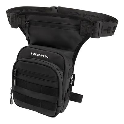 RICHA CRGO CROFT HIP BAG BLACK RICHA CRGO CROFT HIP BAG BLACK