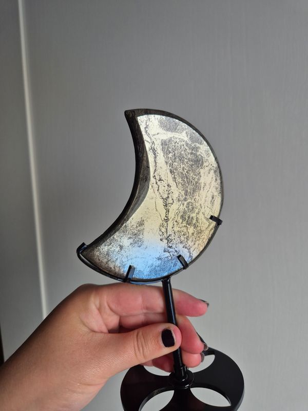Pyrite Moon on Stand #10