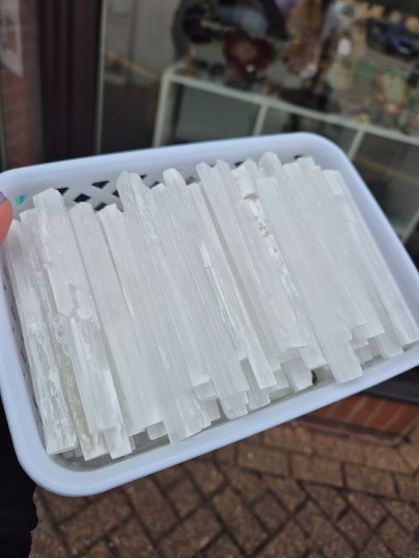 Selenite Satin Spar Stick