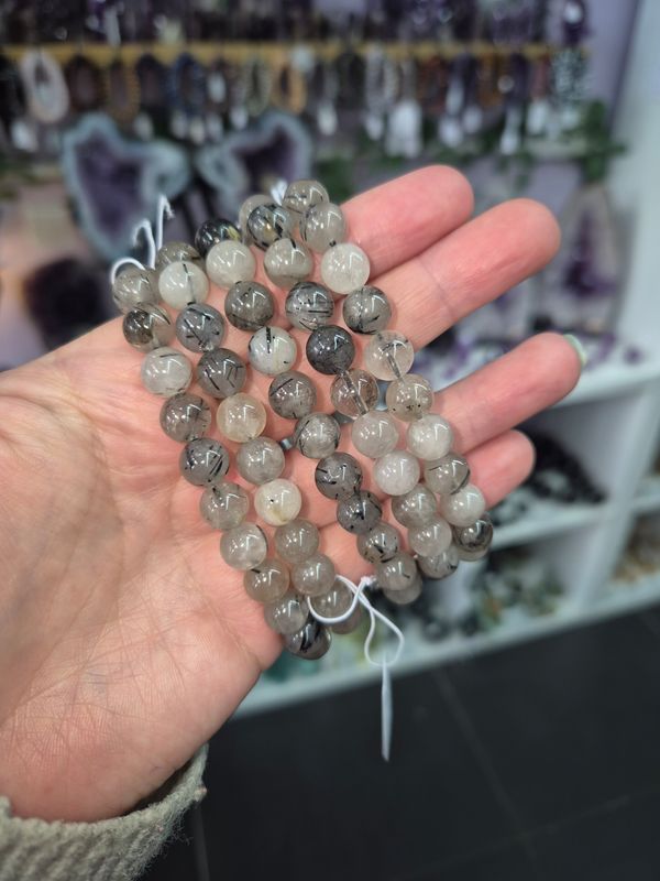 Tourmalinated Quartz Bracelet