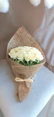 White Roses bouquet 20 -&gt; 150