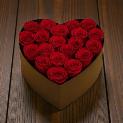 Heart Red Roses
