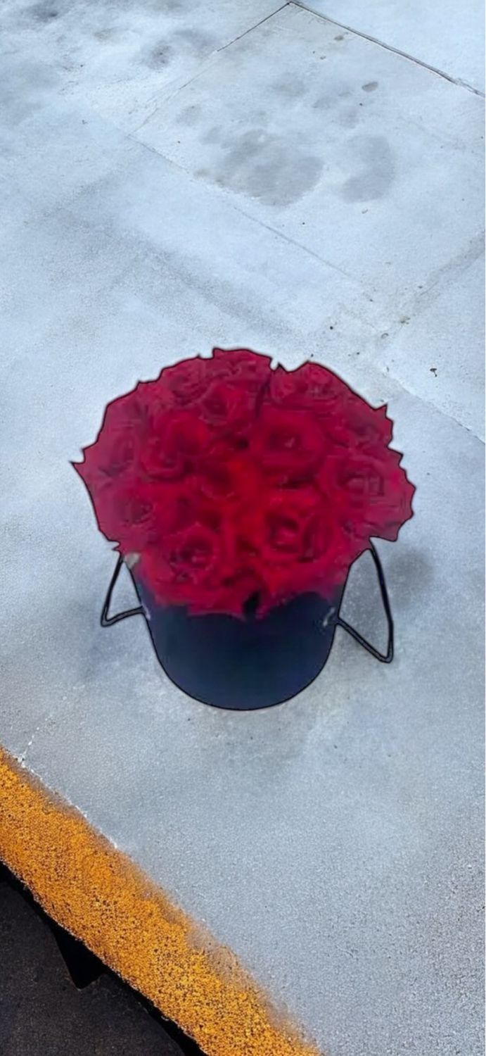 Black Box With Red Roses