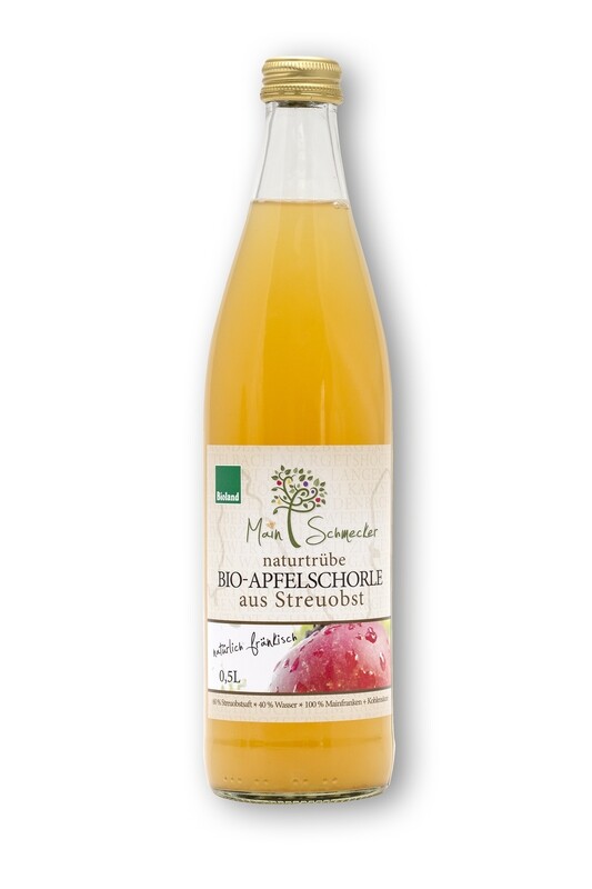 naturtrübe ApfelsaftSchorle
