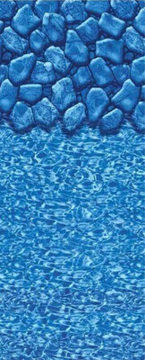 12’x24’x52” Boulder Swirl Overlap Liner