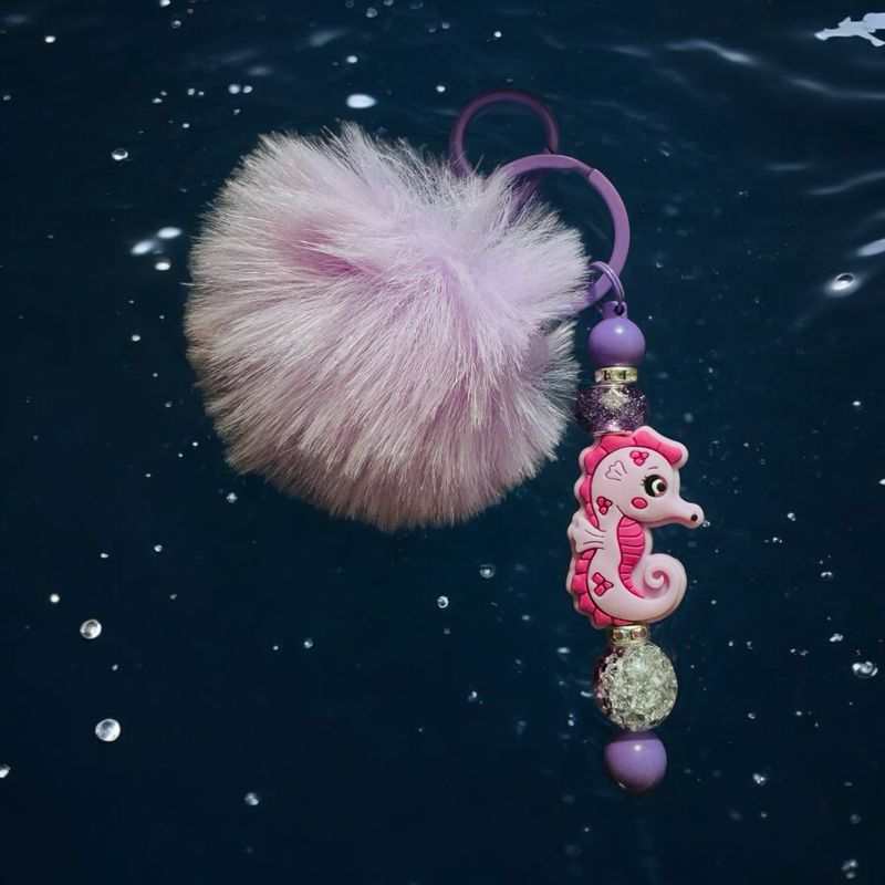 Seahorse keychain
