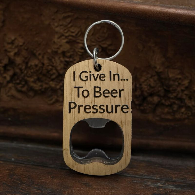 I give in keychain
