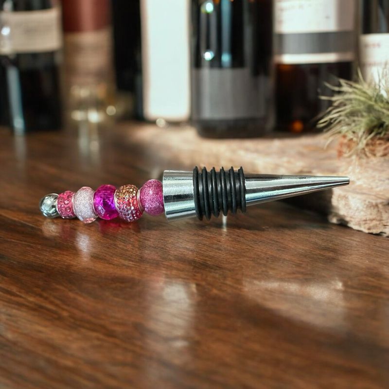 Pink wine stop