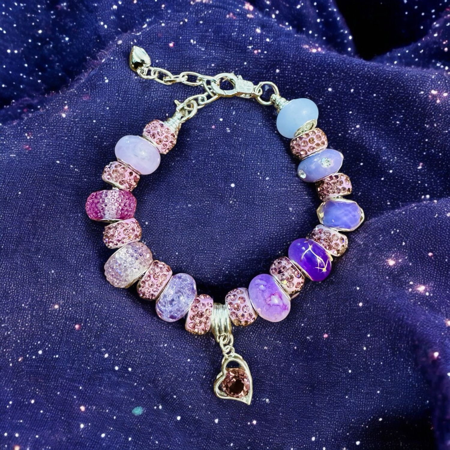 Purple Heart Bracelet