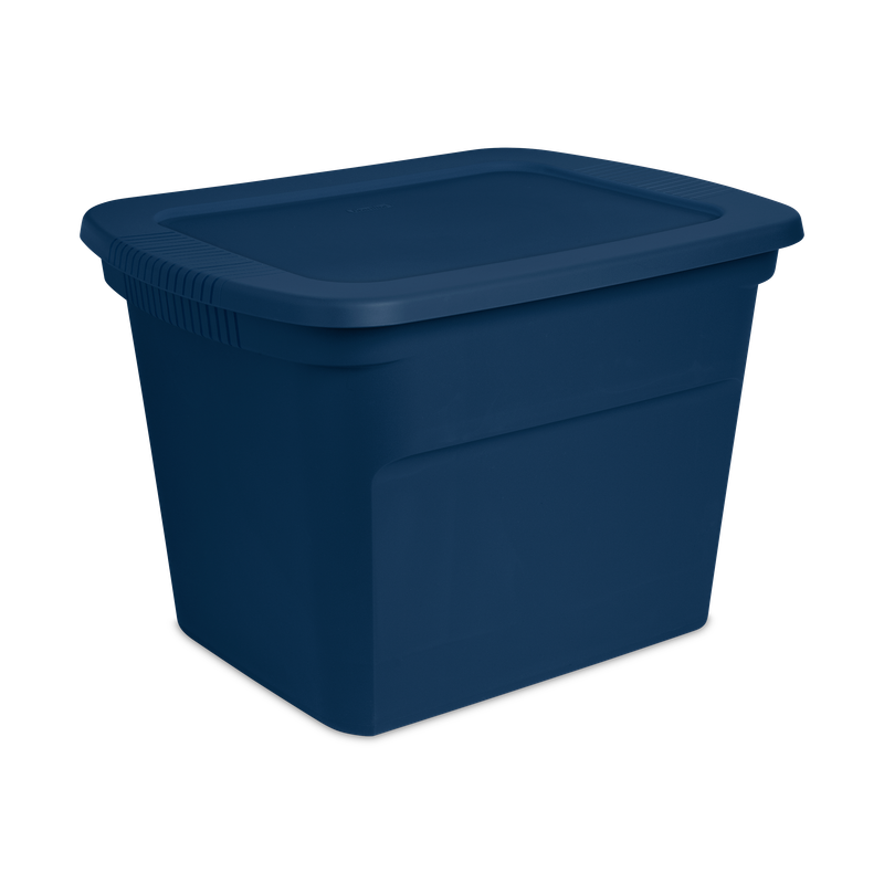 Caja Plástica 68 Litros, Color Azul Marino