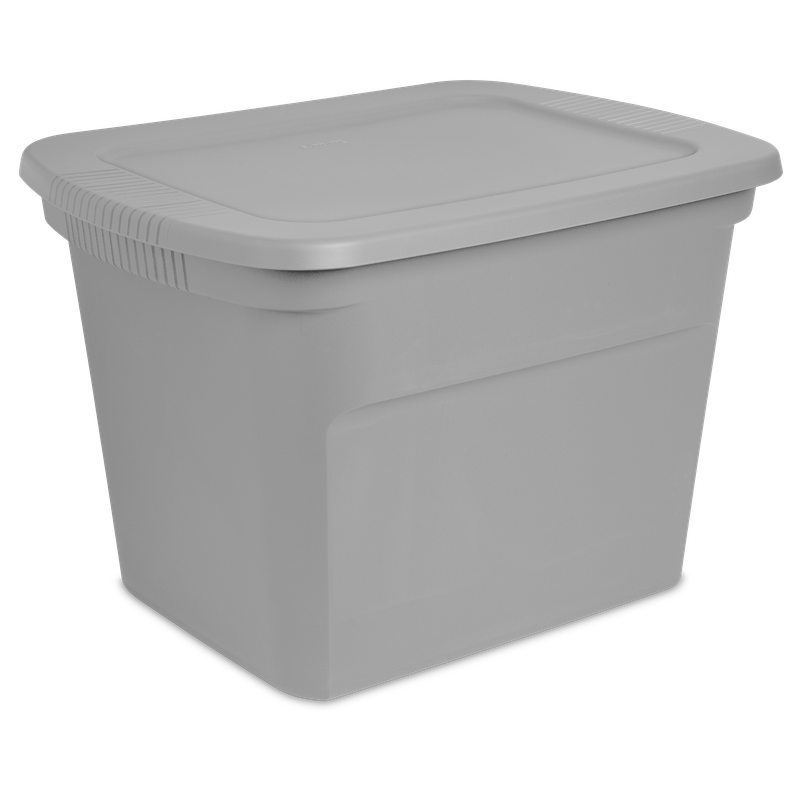 Caja Plástica 68 Litros, Color Gris