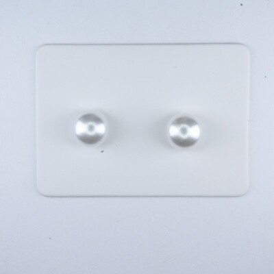Pearl Earrings White or Ivory/Cream Fresh Water Pearl Earrings Hypoallergenic Stud, Clip-on or Magnetic