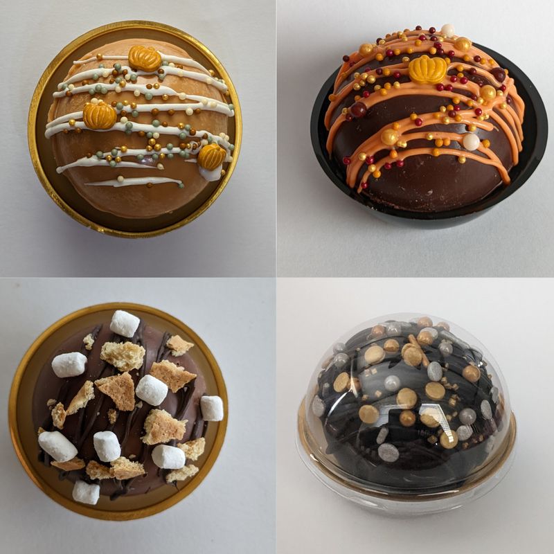 Fall Themed Hot Cocoa Bomb