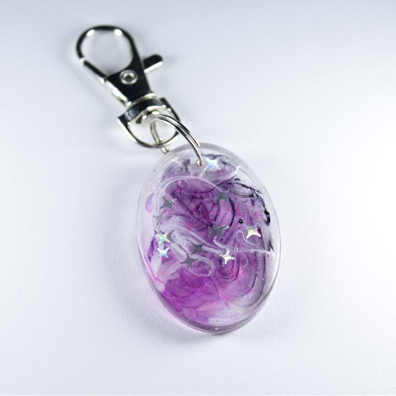 Shaped Resin Keychain