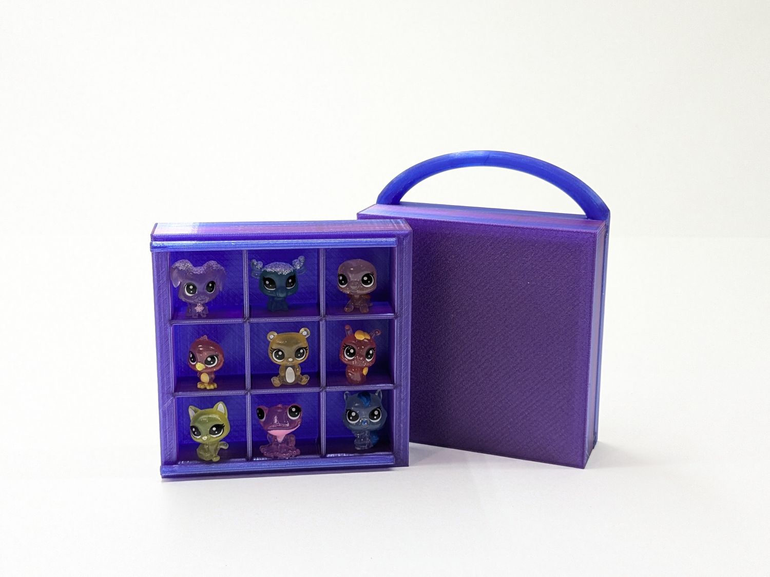 Transparent Pink &amp; Purple Case for Tiny Pets