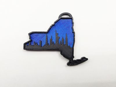 New York Skyline Ornament  3D printed