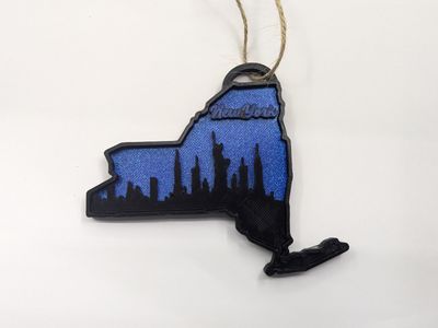 New York Skyline Ornament  3D printed