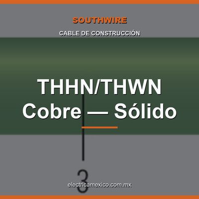THHN/THWN Cobre — Sólido
